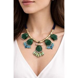 J Crew Opalescent Statement Necklace